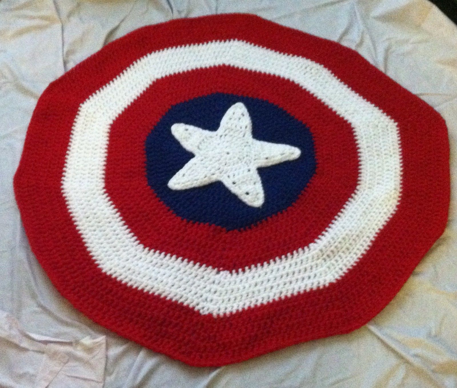 Captain America Throw Blanket