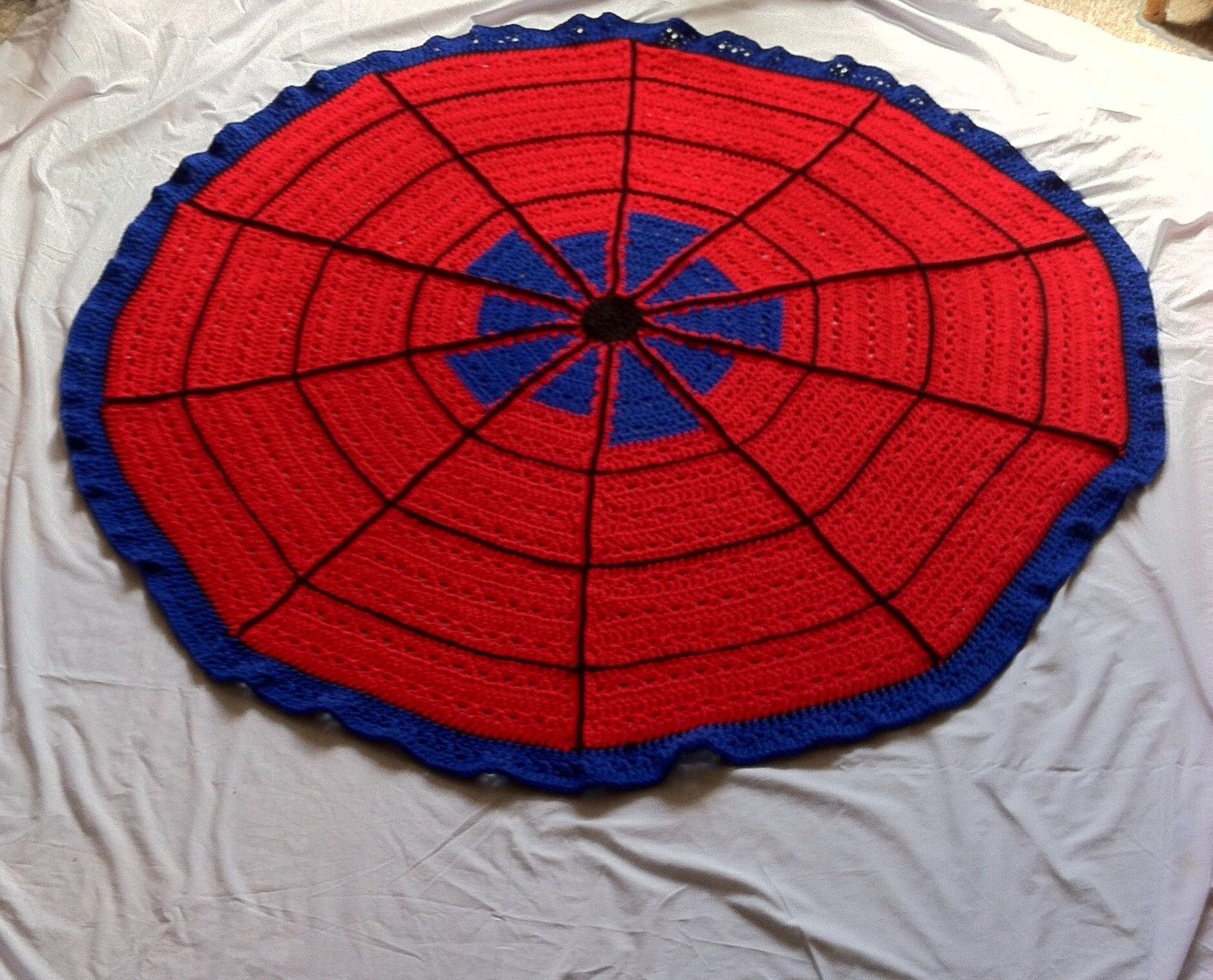 Spiderman Web Throw Blanket